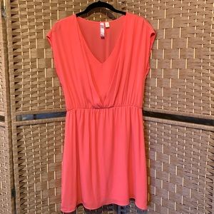Alya Sleeveless Coral Dress